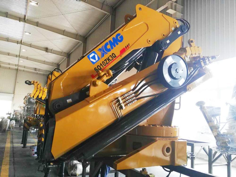 XCMG Official 10 Ton Hydraulic Folding Arm Crane SQ10ZK3Q New Knuckle 