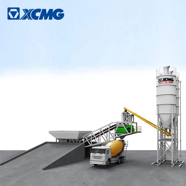 XCMG Original Manufacturer HZS60VY Brand New 60m3/h Mini Cement Batching Plant for Sale
