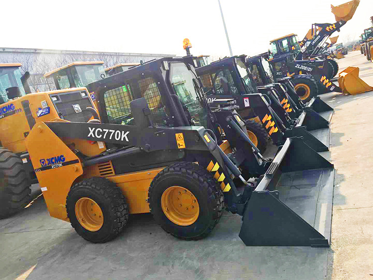 XCMG XC770K 1 ton Mini Skid Steers Loader For Snow Removal, MACHMALL