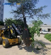 Chinese Wheel Crawler Skid Steer Loader with Tree Spade Attachments price