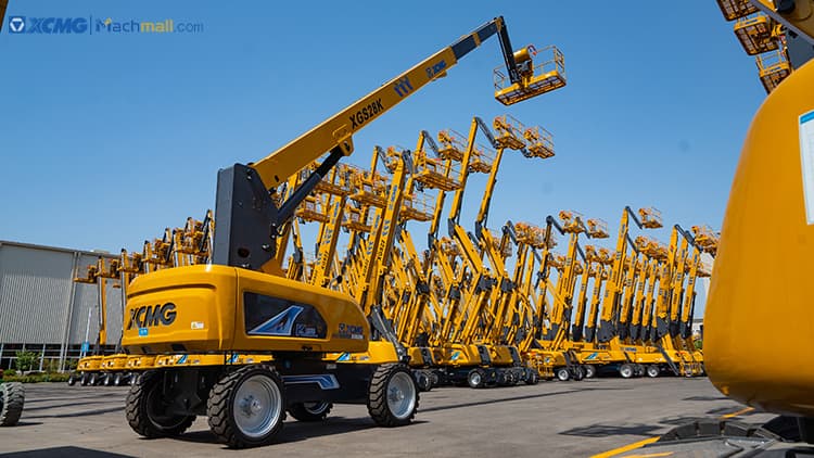 XCMG official mobile telescopic boom lift XGS28K 28m aerial working platform price