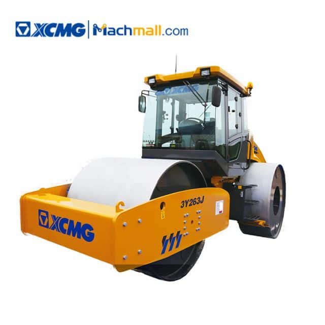 XCMG official 26 ton static three drum road roller 3Y263J price