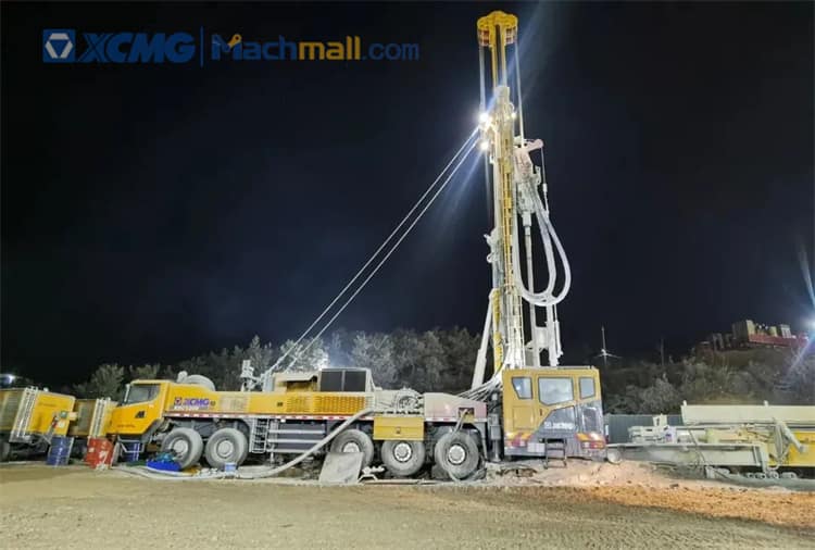 XCMG Manufacturer Trailer Mounted Water Well Drilling Rig for Geothermal Energy Exploitation