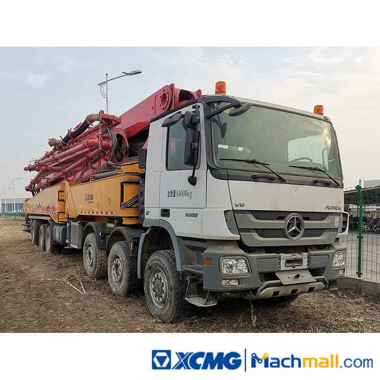 XCMG Machinery 75m HB75 Used Truck Mount Concrete Pump For Sale