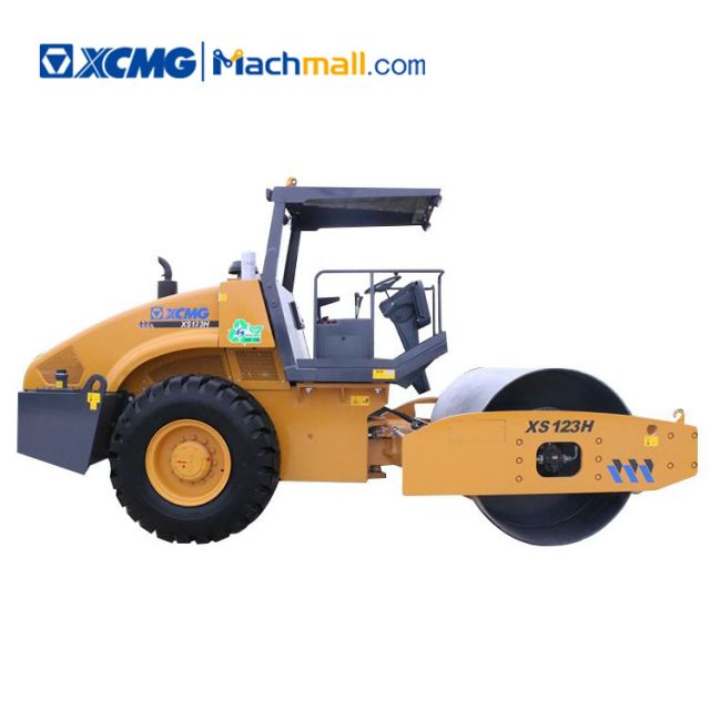 XCMG official XS123H 12 ton new vibratory roller compactor price