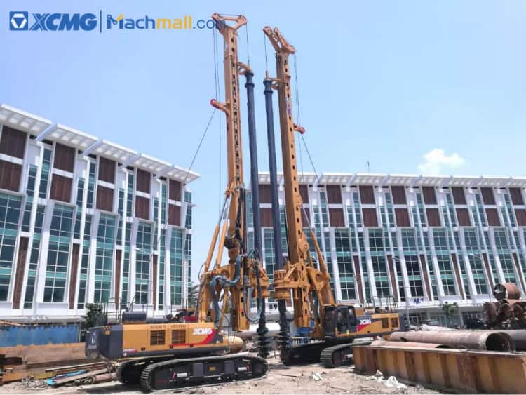 XCMG construction piling machine XR220D 220kn 50m rotary drilling rig for sale