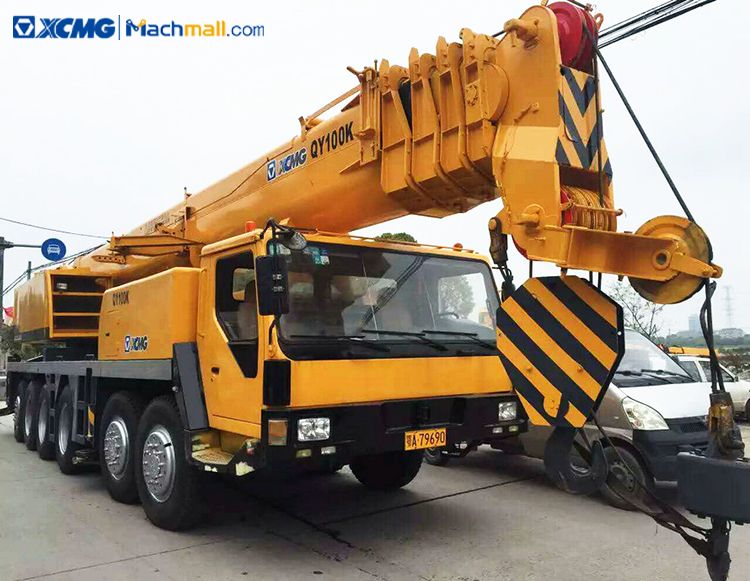XCMG 100 Ton QY100K Construction Crane For Sale MACHMALL xcmg-100-ton-qy100k-construction-crane-for-sale-machmall