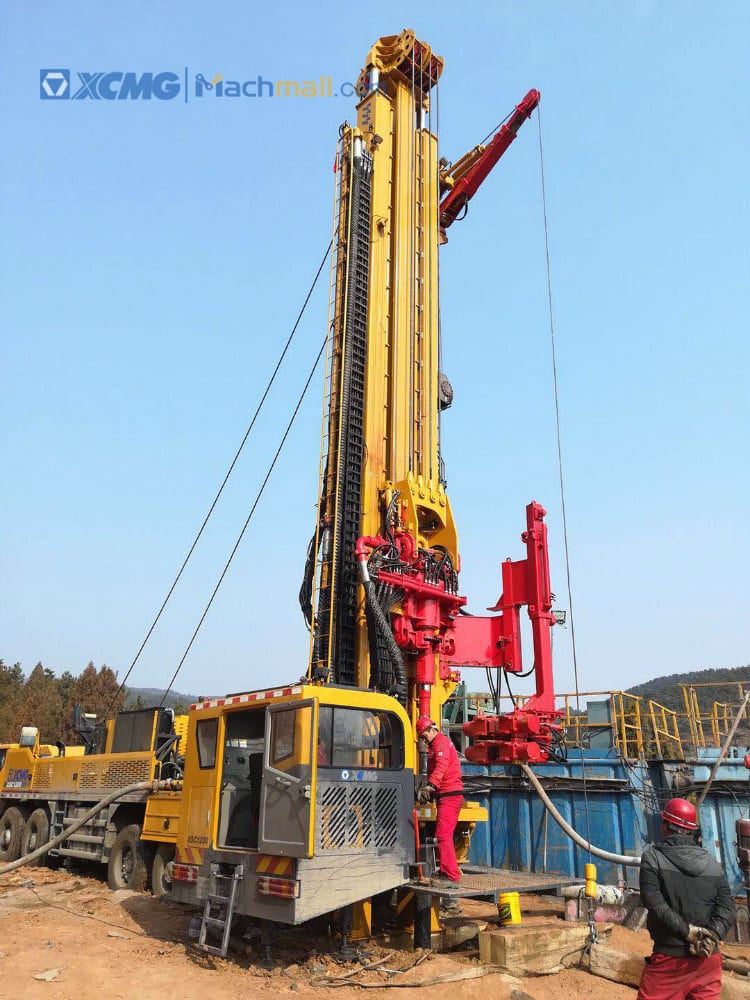 XCMG Manufacturer Trailer Mounted Water Well Drilling Rig for Geothermal Energy Exploitation