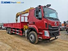 XCMG 8 tons 6 wheels dump truck with crane for sale