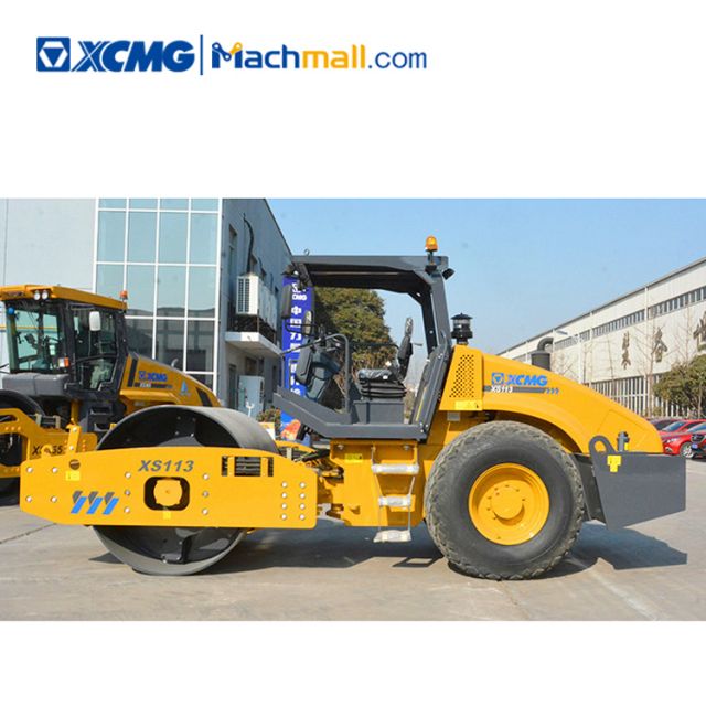 XCMG official 10 ton mini vibratory road roller XS113 for sale