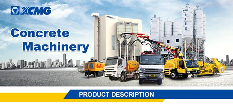 XCMG Manufacturer Mini Concrete Truck Mixer SLM4 mobile cement mixing machinery price