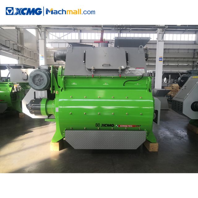 XCMG new 2000L double horizontal concrete mixer price for sale