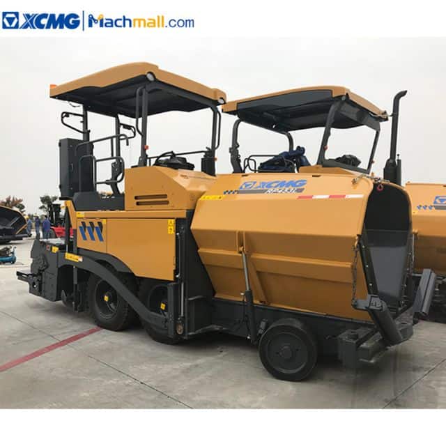 XCMG official special offer 4.5m paving width wheel concrete paver machine price
