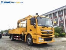 XCMG 5 ton small dump truck with crane price
