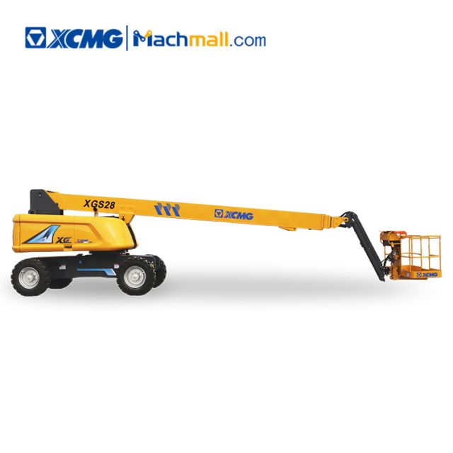 XCMG manufacturer 28m telescopic lift platform XGS28 with pdf price