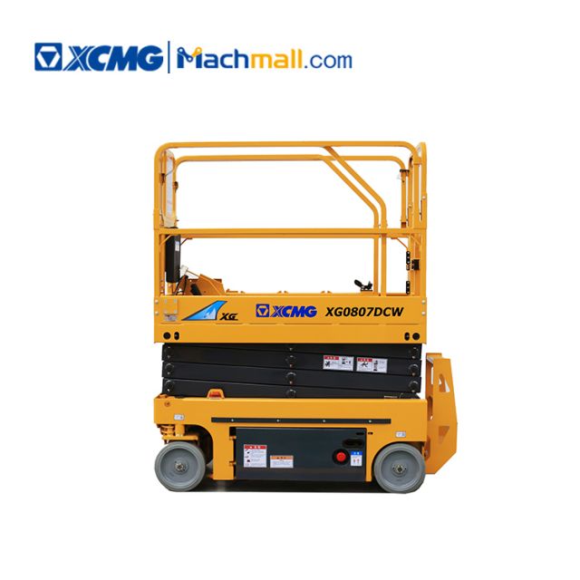 XCMG factory 8m XG0807DCW small electric scissor lift in philippines