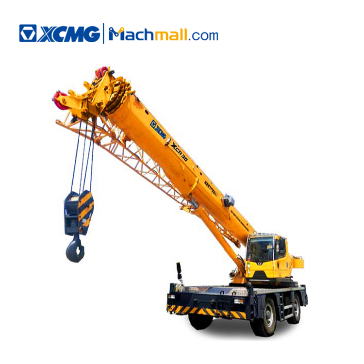 XCMG 30 ton XCR30 hydraulic rough terrain crane price, MACHMALL