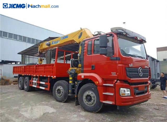 XCMG 8*4 16 ton hydraulic construction mobile truck with crane price
