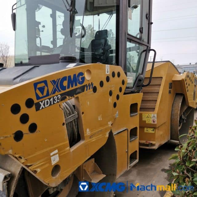 XCMG Used  Road Compactor 13ton XD133 2019 Vibratory Road Roller For Sale