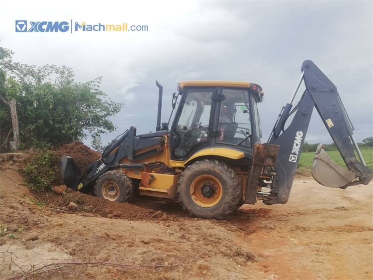 XCMG Load 2500kg 1m3 Backhoe Excavator Loader XT870H with 4in1 bucket price