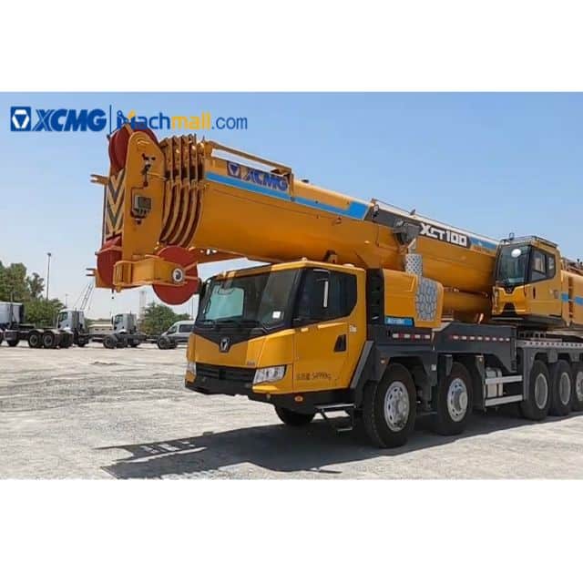 XCMG crane price - XCMG 96m 100 ton mobile crane XCT100 price