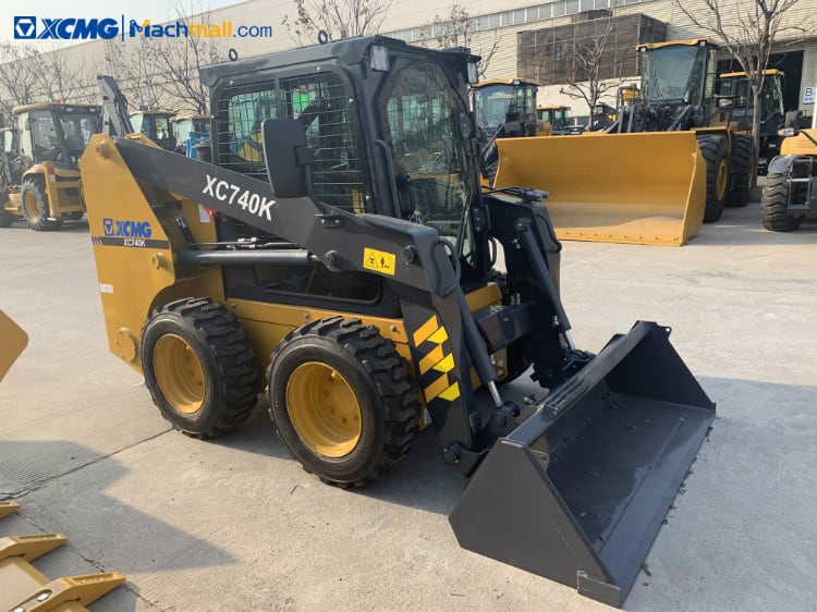 XC740K skid steer loader with 4 in 1 bucket for sale