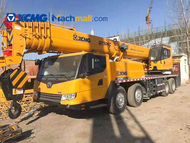 XCMG official 50 ton QY50KC truck crane price