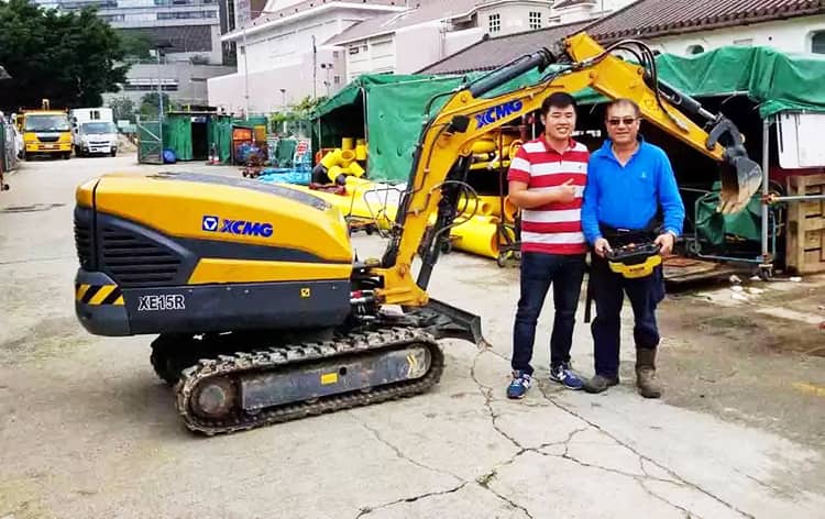 XCMG 1.5 ton hydraulic mini excavator XE15R price