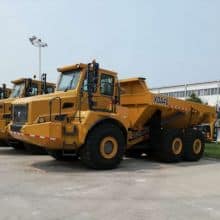 XCMG Official mining dump truck 6x6 40 ton  XDA40 articulated dump truck for sale