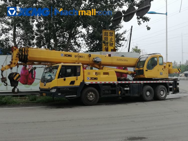 35 ton 5 jib XCMG construction crane QY35K5-I for sale