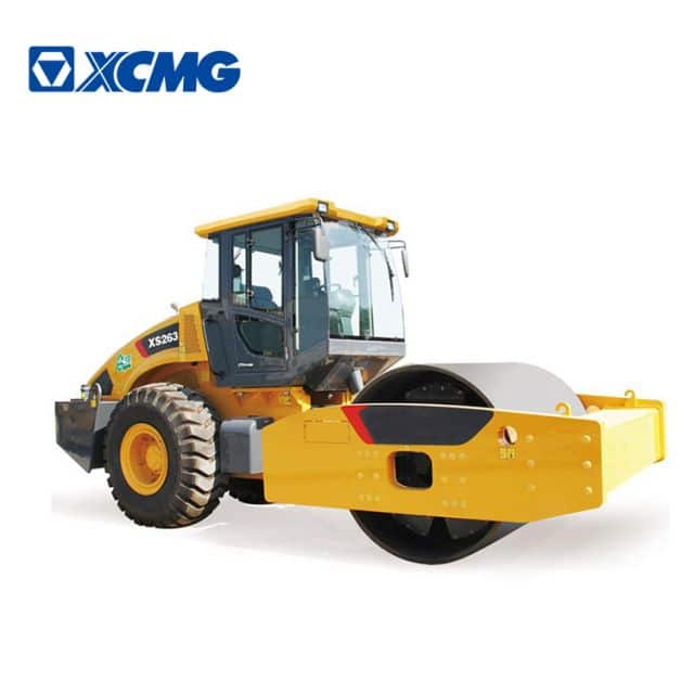 XCMG 26 ton XS263 China heavy duty single drum vibratory road rollers for sale