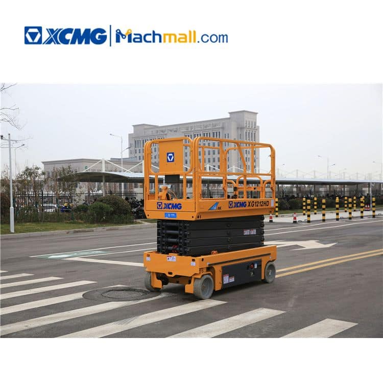 XCMG factory 12m hydraulic scissor lift XG1212HD with PDF catalog price