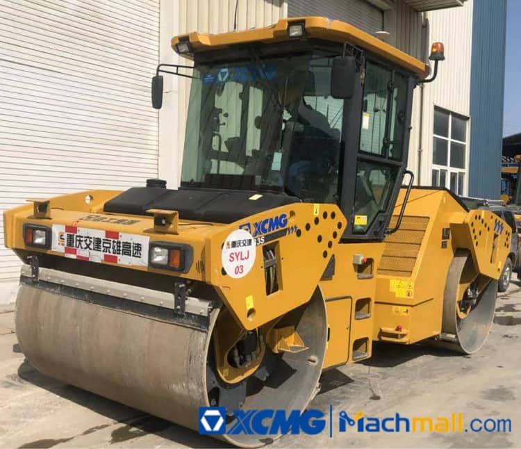 XCMG 13 Ton XD133S Used Double Drum Road Roller For Sale