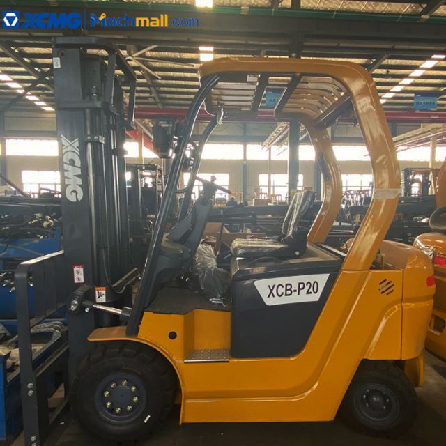 XCMG small electric forklift 2 ton XCB-P20 with 2 - 4m mast height price