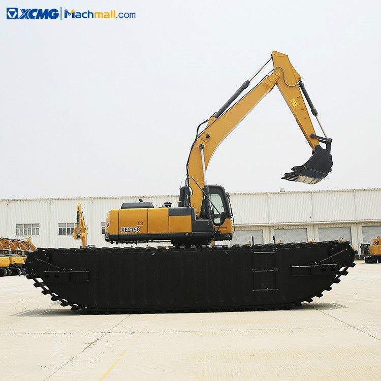 XCMG manufacturer XE215S 20 ton floating excavator for sale, MACHMALL