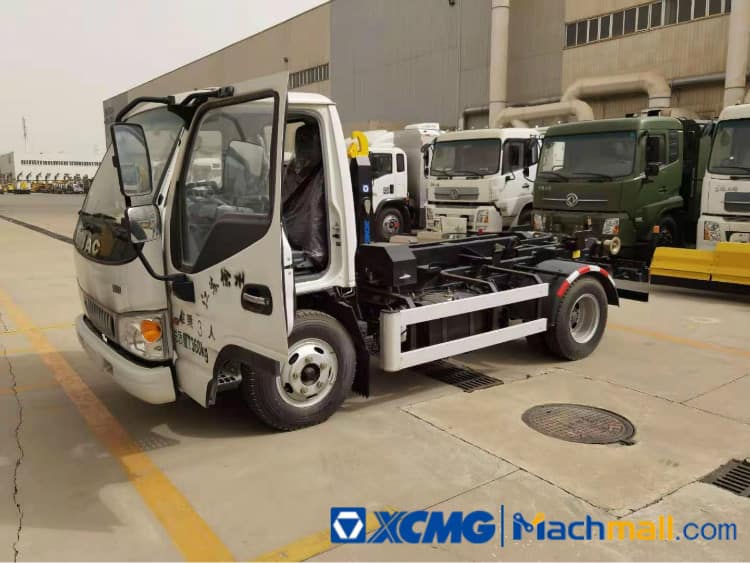 XCMG Used 7 Cubic Meter Detachable Garbage Truck For Sale