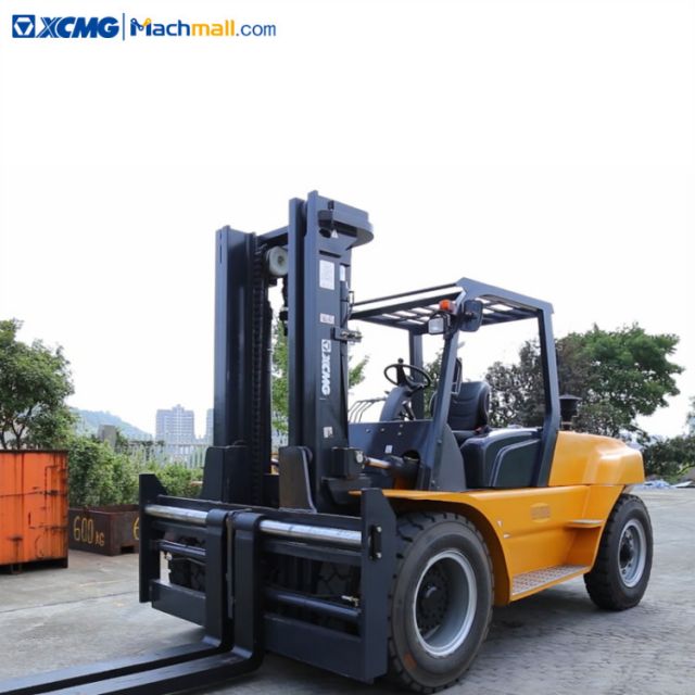 China XCMG 10 ton diesel forklift truck with 2.8m mast height price