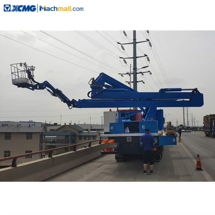 XCMG articulated boom truck 18m rated load 250kg boom lift truck for sale