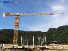 XCMG 25 ton flat top tower crane XGT600-25S with 80m jib length tower crane for sale