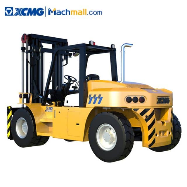 XCMG new large-tonnage 12 ton forklift diesel 3m lift height for quay warehouse sale
