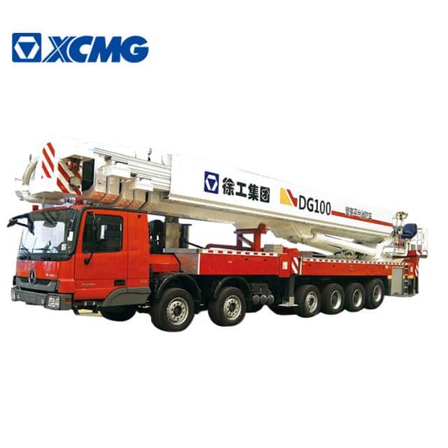 XCMG 100m fire truck DG100 China new hydraulic aerial platform fire truck with Benz chassis price