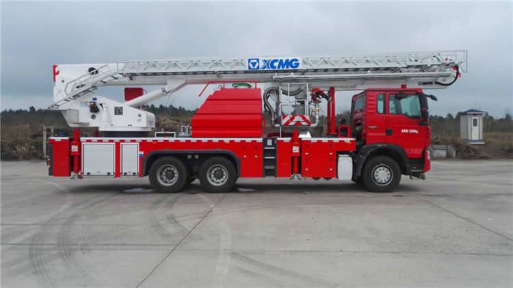 XCMG 34m small fire truck DG34M2 China multifunction aerial platform fire truck for sale