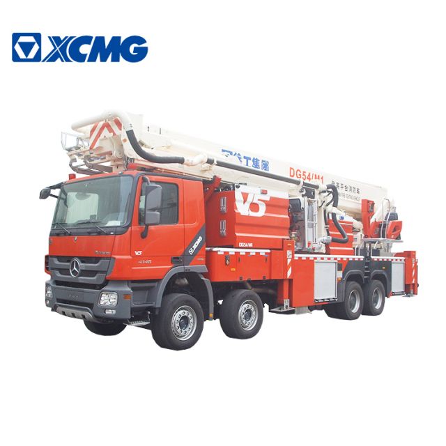 XCMG official 54m new aerial ladder fire truck DG54M1 water telescopic platform tower fire trucks price for sale