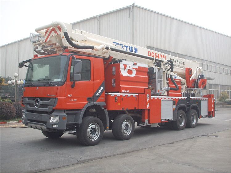 XCMG 54m fire fighting truck DG54M1 hydraulic aerial platform fire