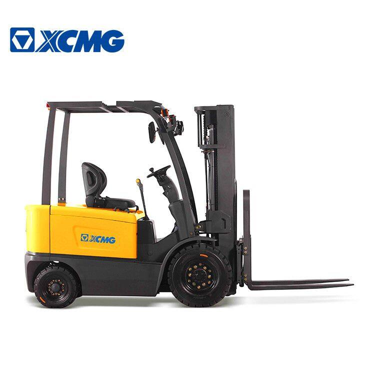 XCMG Electric Reach Forklift 4 Wheel 2.5 Ton Small Forklifts Truck Machine With FB25-AZ1 Attachment