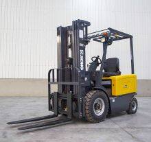 XCMG Electric Reach Forklift 4 Wheel 2.5 Ton Small Forklifts Truck Machine With FB25-AZ1 Attachment