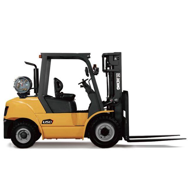 XCMG 5T Gasoline and LPG Forklift FGL50T GM Engine with triplex mast
