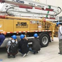 XCMG official 30m concrete pump truck HB30K China mini small truck mounted concrete pump truck price