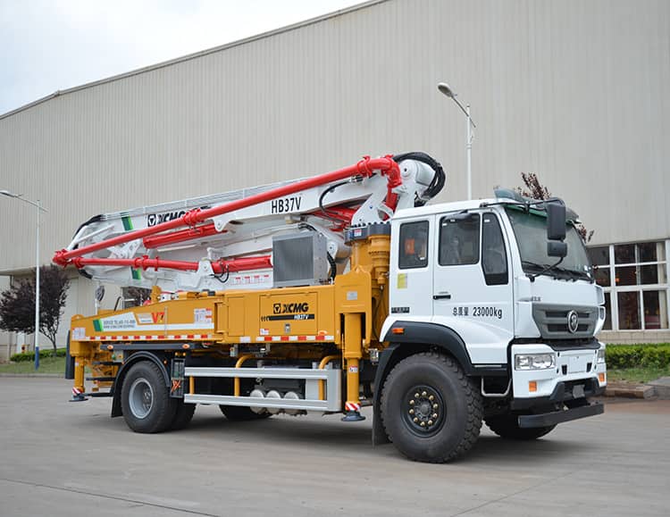 XCMG Official HB37V 37m Small Concrete Pump Trucks for Sale