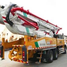 XCMG Official China super brand 58m concrete pump machine HB58V with diesel engine for sale
